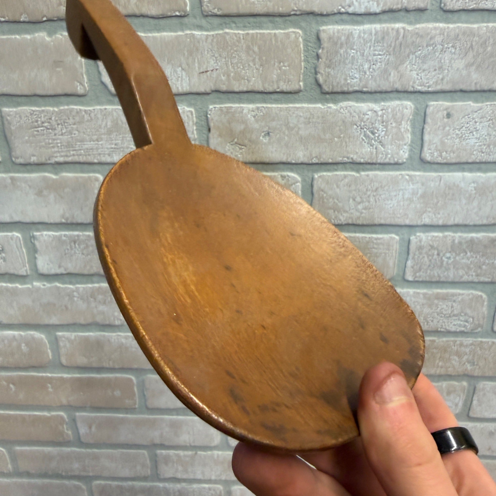 Antique Primitive 19th c. Wooden Carved Butter Paddle Scoop Kitchen Farmhouse