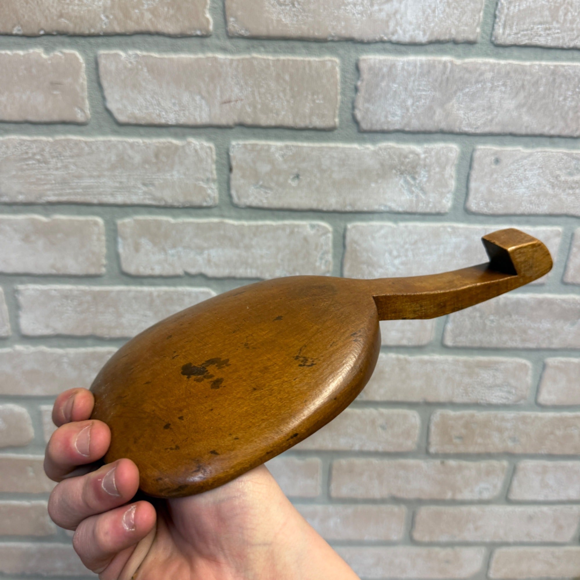 Antique Primitive 19th c. Wooden Carved Butter Paddle Scoop Kitchen Farmhouse