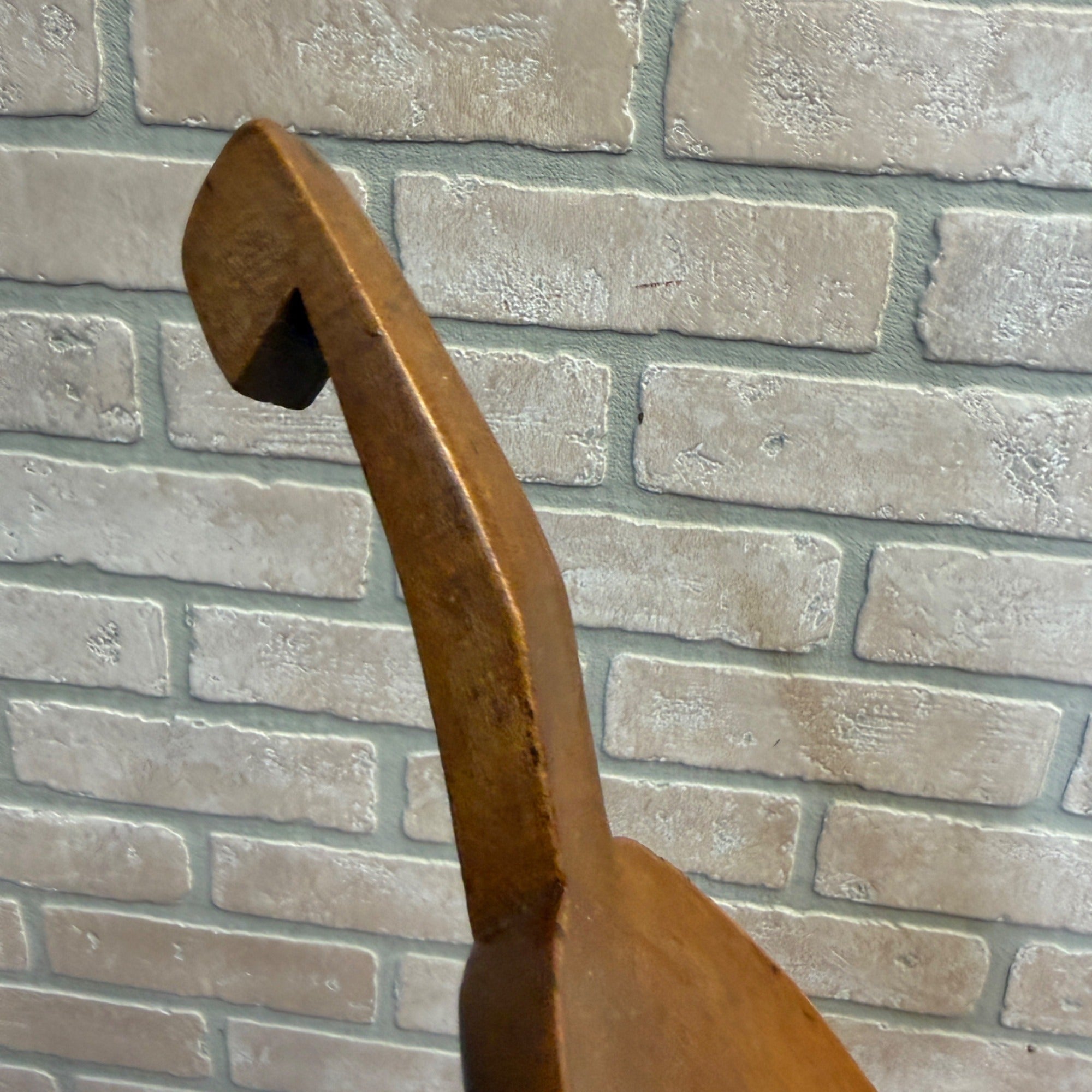 Antique Primitive 19th c. Wooden Carved Butter Paddle Scoop Kitchen Farmhouse