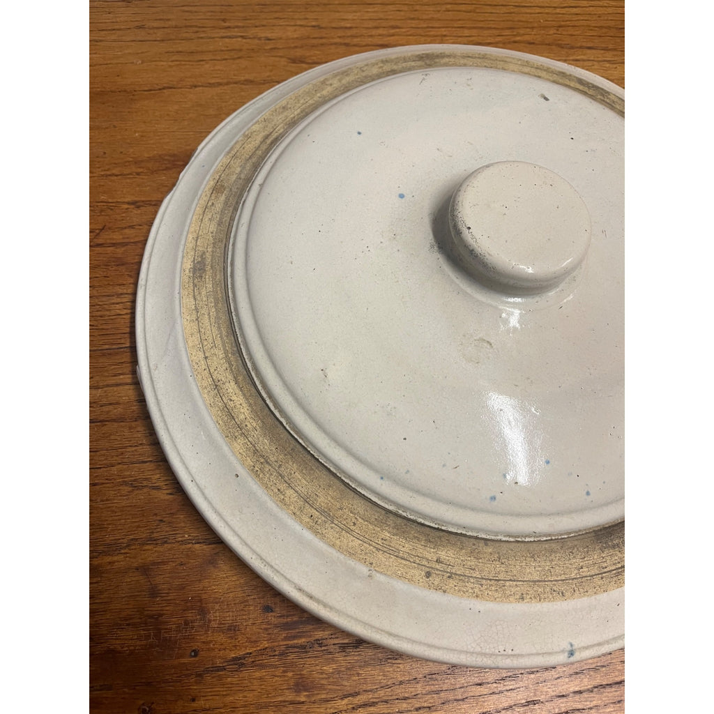 Vintage 10 Gallon Stoneware Red Wing Crock Lid
