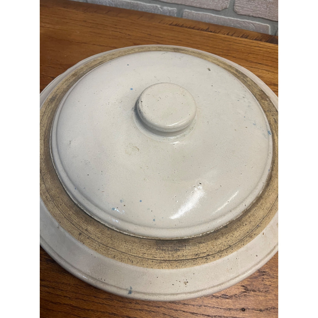 Vintage 10 Gallon Stoneware Red Wing Crock Lid
