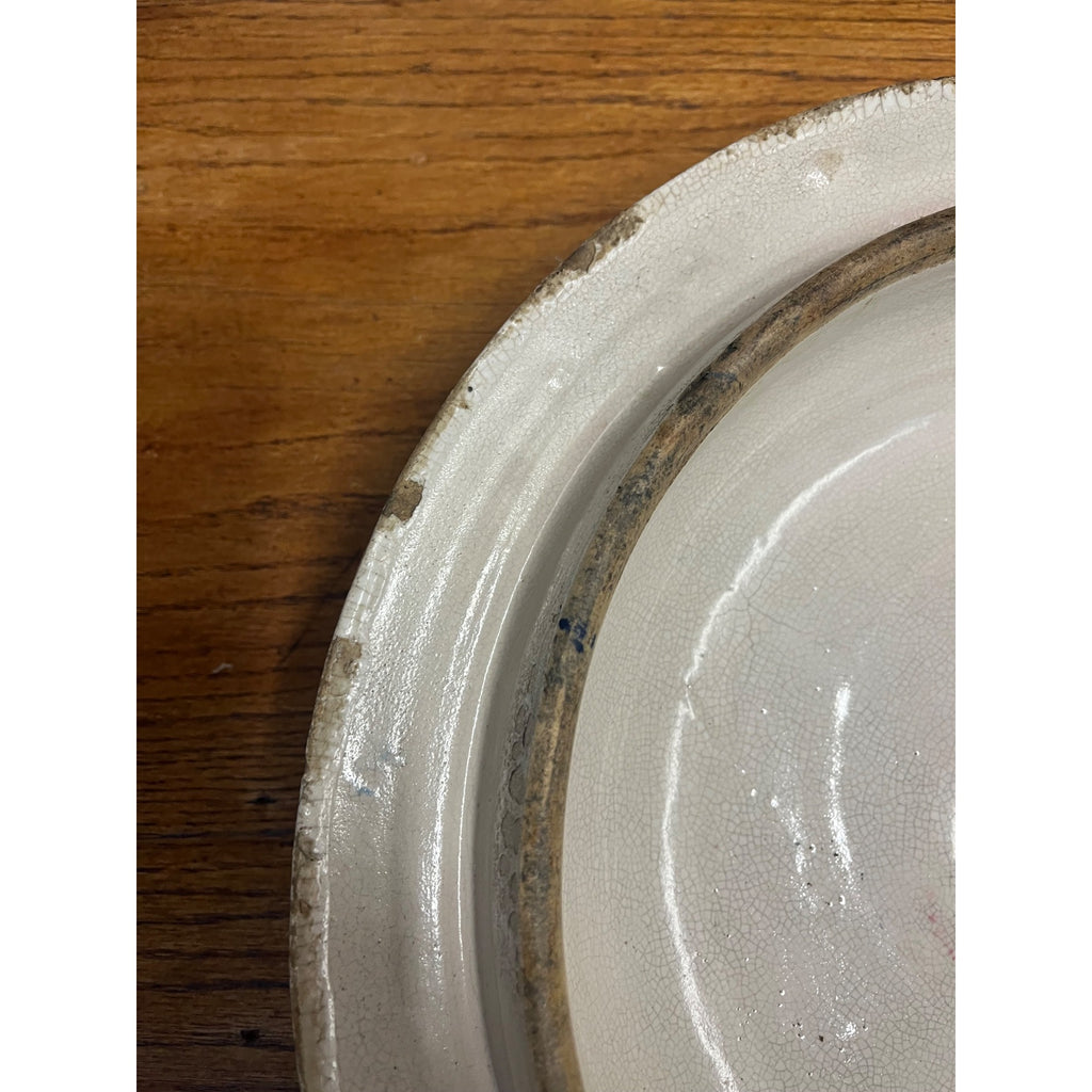 Vintage 10 Gallon Stoneware Red Wing Crock Lid