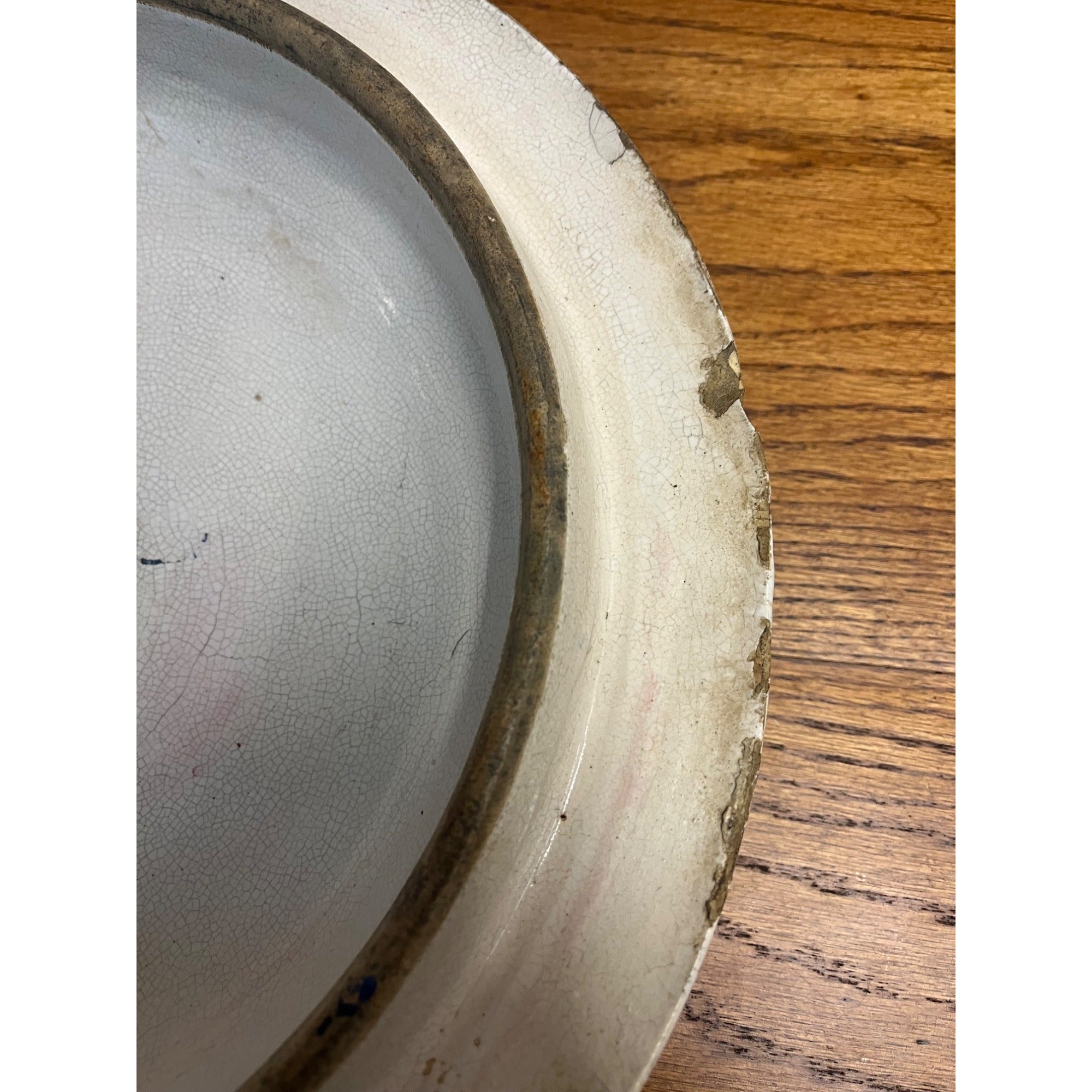 Vintage 10 Gallon Stoneware Red Wing Crock Lid