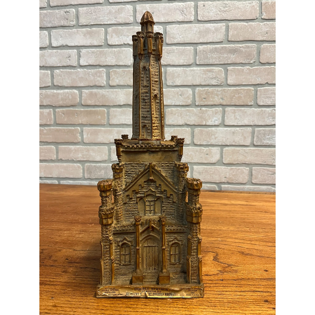 Vintage Double Springs Chicago Water Tower Whiskey Bourbon Decanter 16" EMPTY