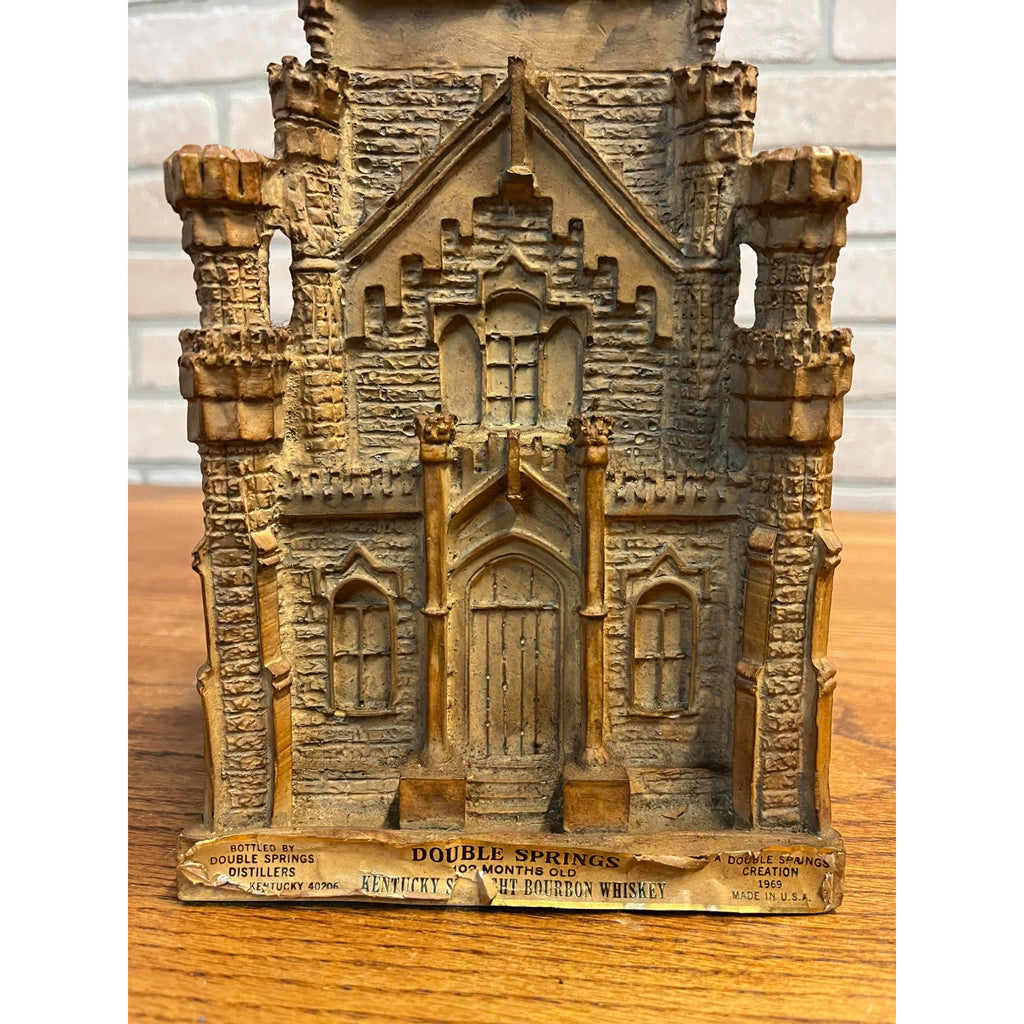 Vintage Double Springs Chicago Water Tower Whiskey Bourbon Decanter 16" EMPTY