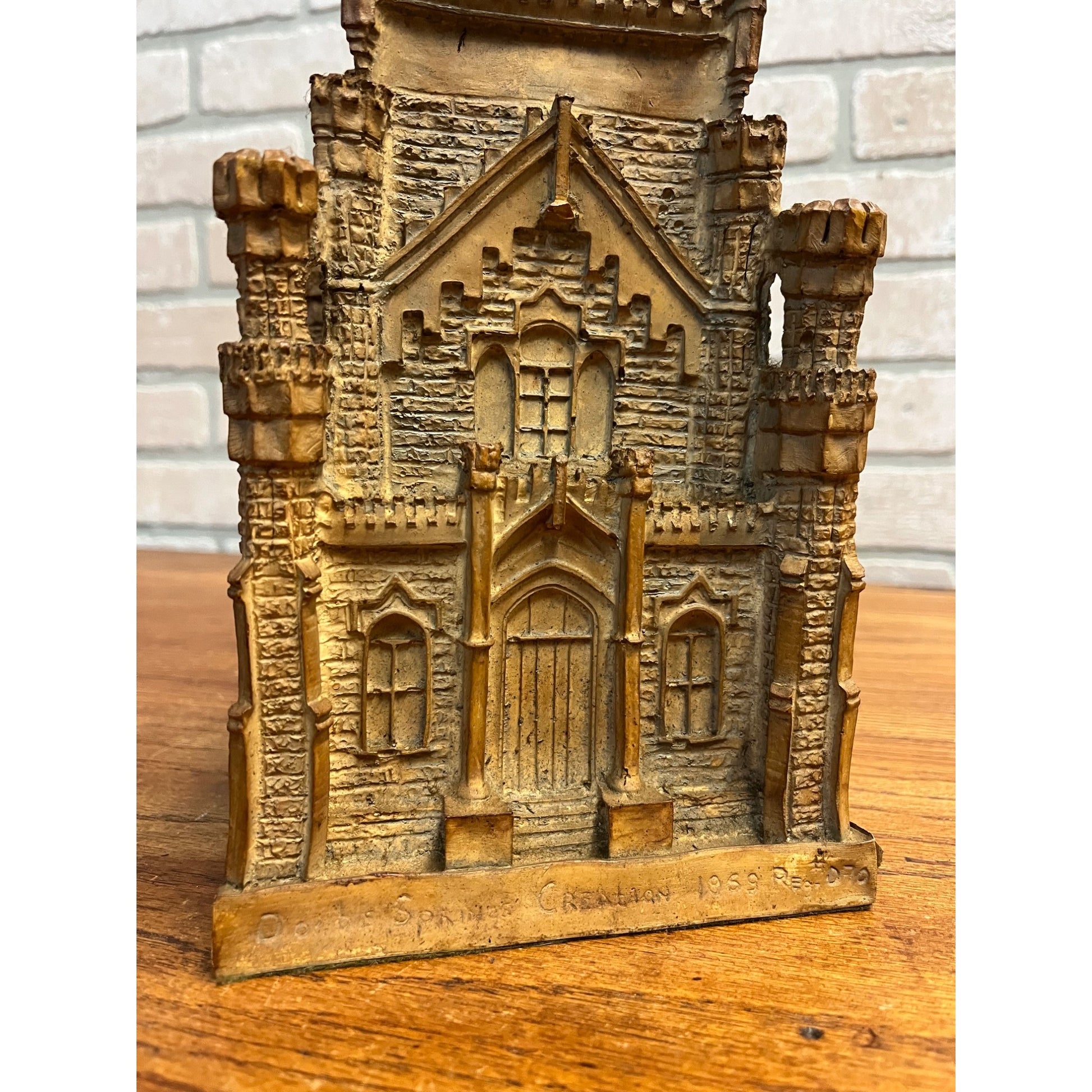 Vintage Double Springs Chicago Water Tower Whiskey Bourbon Decanter 16" EMPTY