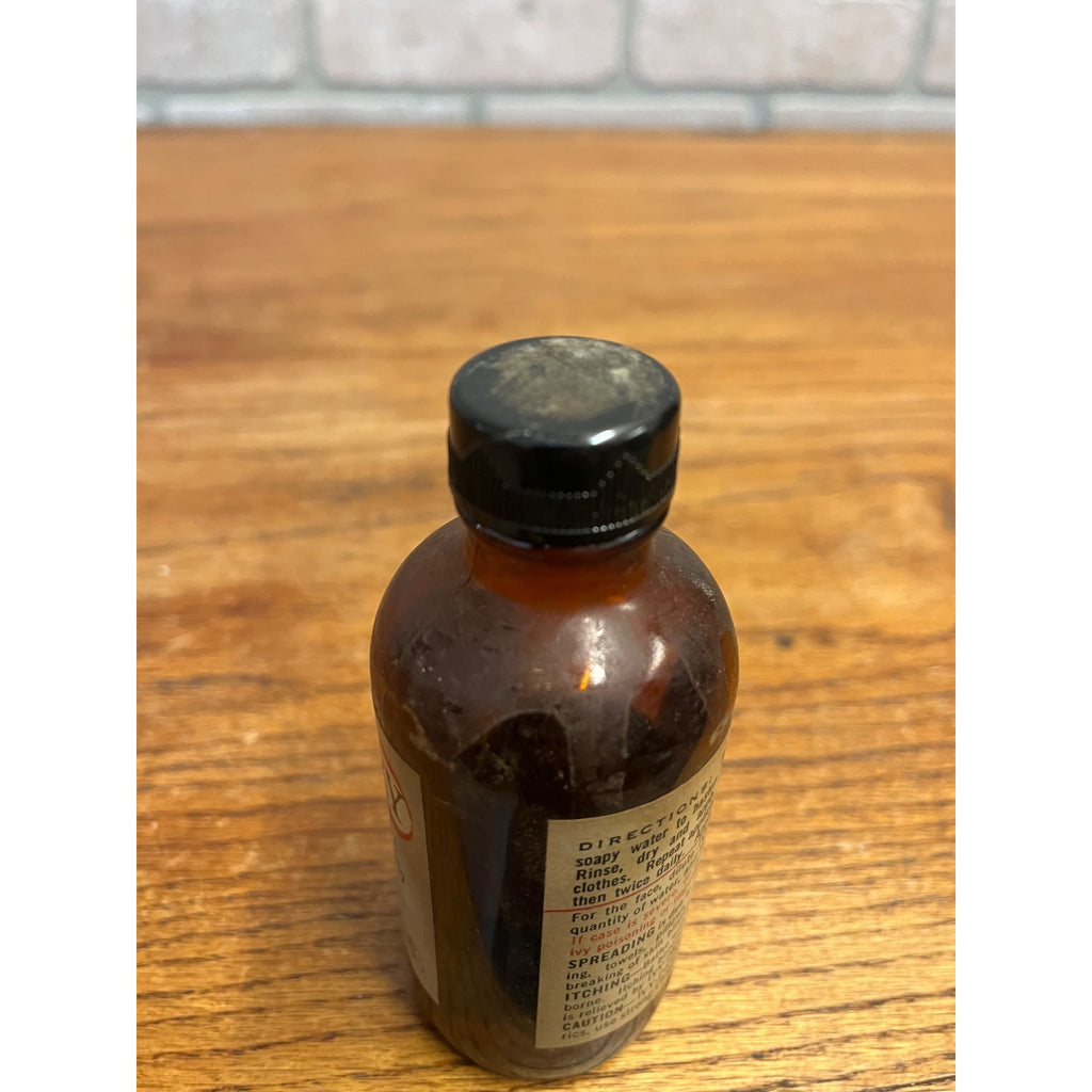 Vintage IVY DRY Pharmacy Collectible Brown Bottle