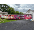 Huge 22ft Leinenkugels Beer Wisconsin 1990s-2000s Banner Sign