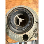 Antique Blue Enamel Perfection Oil Heater Cabin Parlor Stove Kerosene 240-c