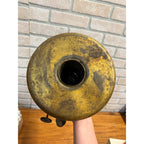 Antique Blue Enamel Perfection Oil Heater Cabin Parlor Stove Kerosene 240-c