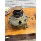 Antique Blue Enamel Perfection Oil Heater Cabin Parlor Stove Kerosene 240-c