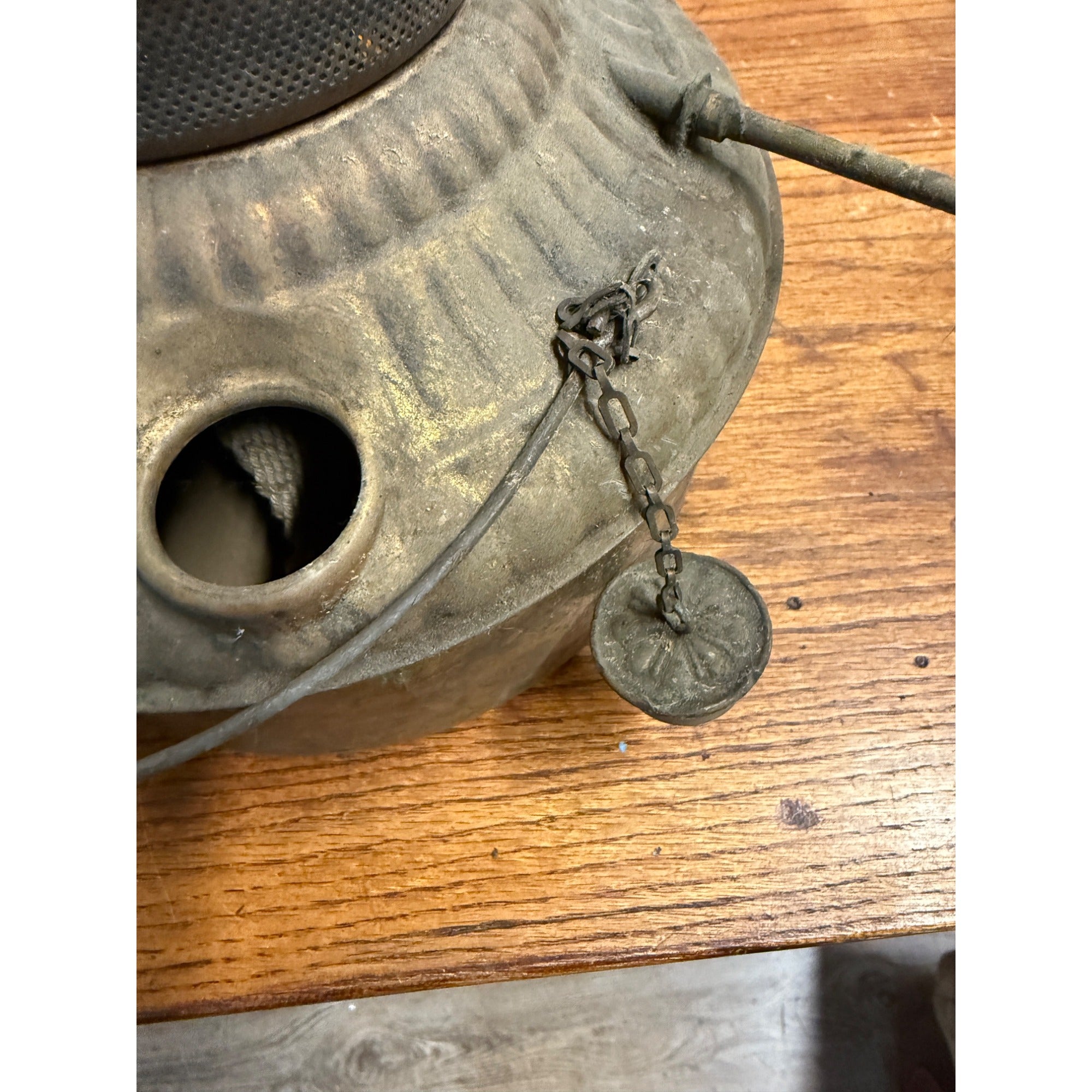 Antique Blue Enamel Perfection Oil Heater Cabin Parlor Stove Kerosene 240-c