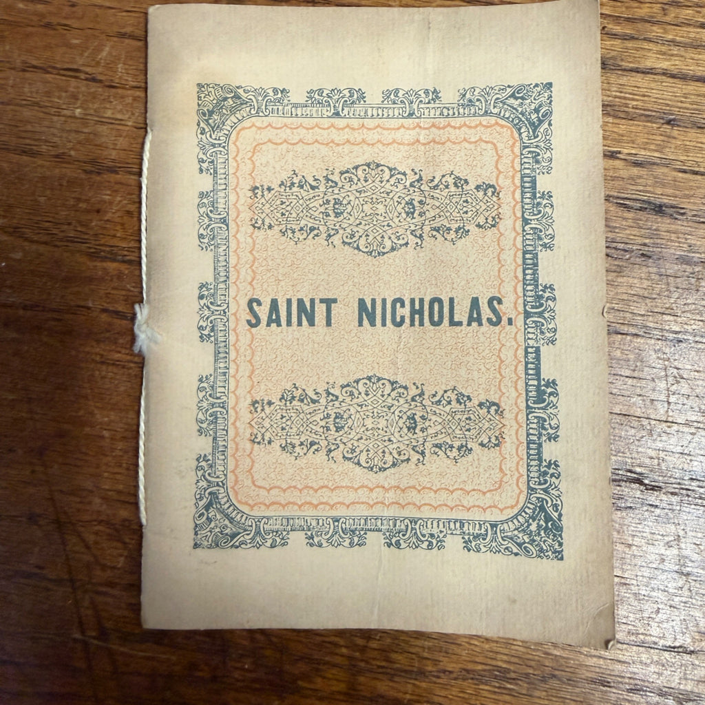 A Visit from Saint Nicholas Santa Claus Book 1849 Reproduction New York Library Christmas