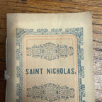 A Visit from Saint Nicholas Santa Claus Book 1849 Reproduction New York Library Christmas