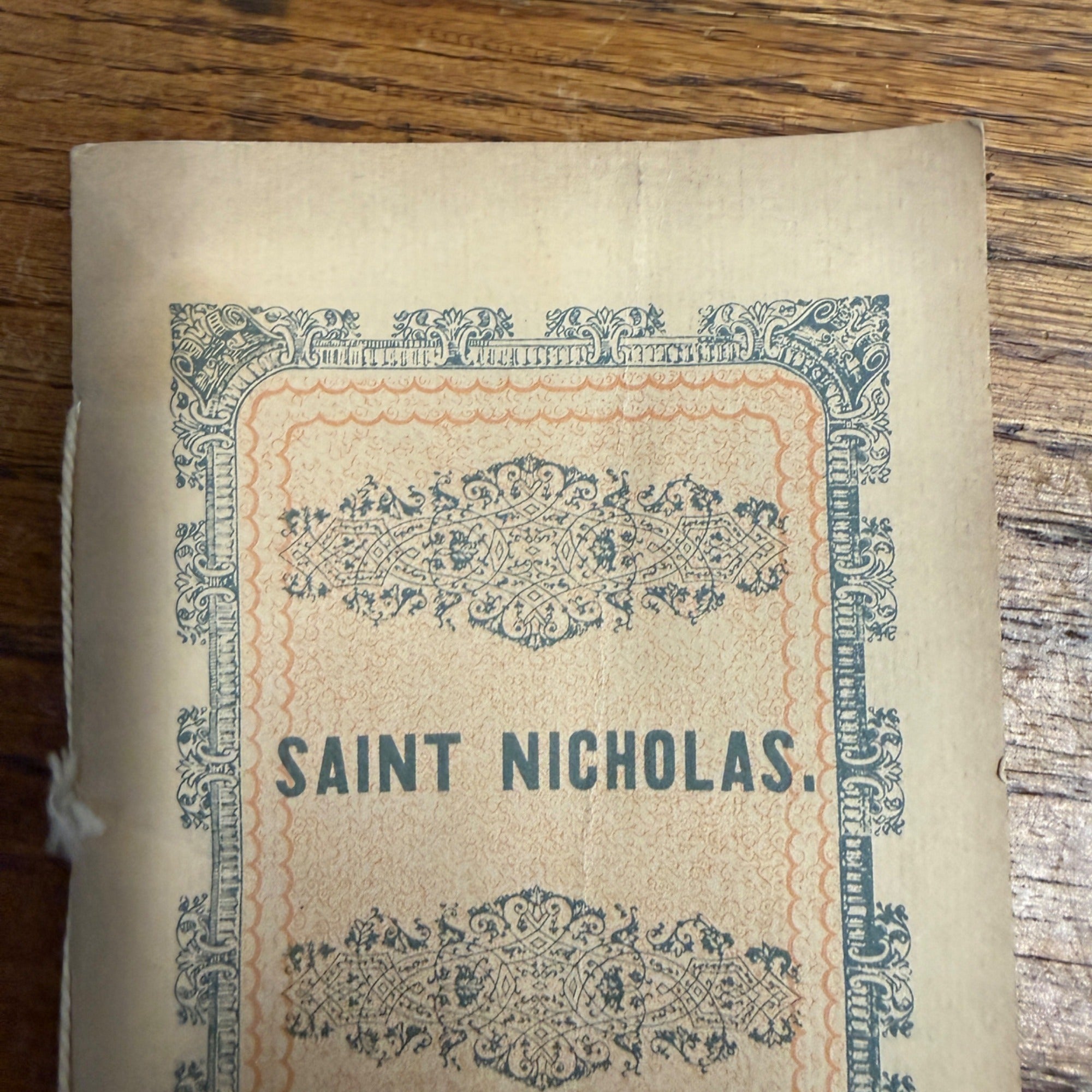 A Visit from Saint Nicholas Santa Claus Book 1849 Reproduction New York Library Christmas