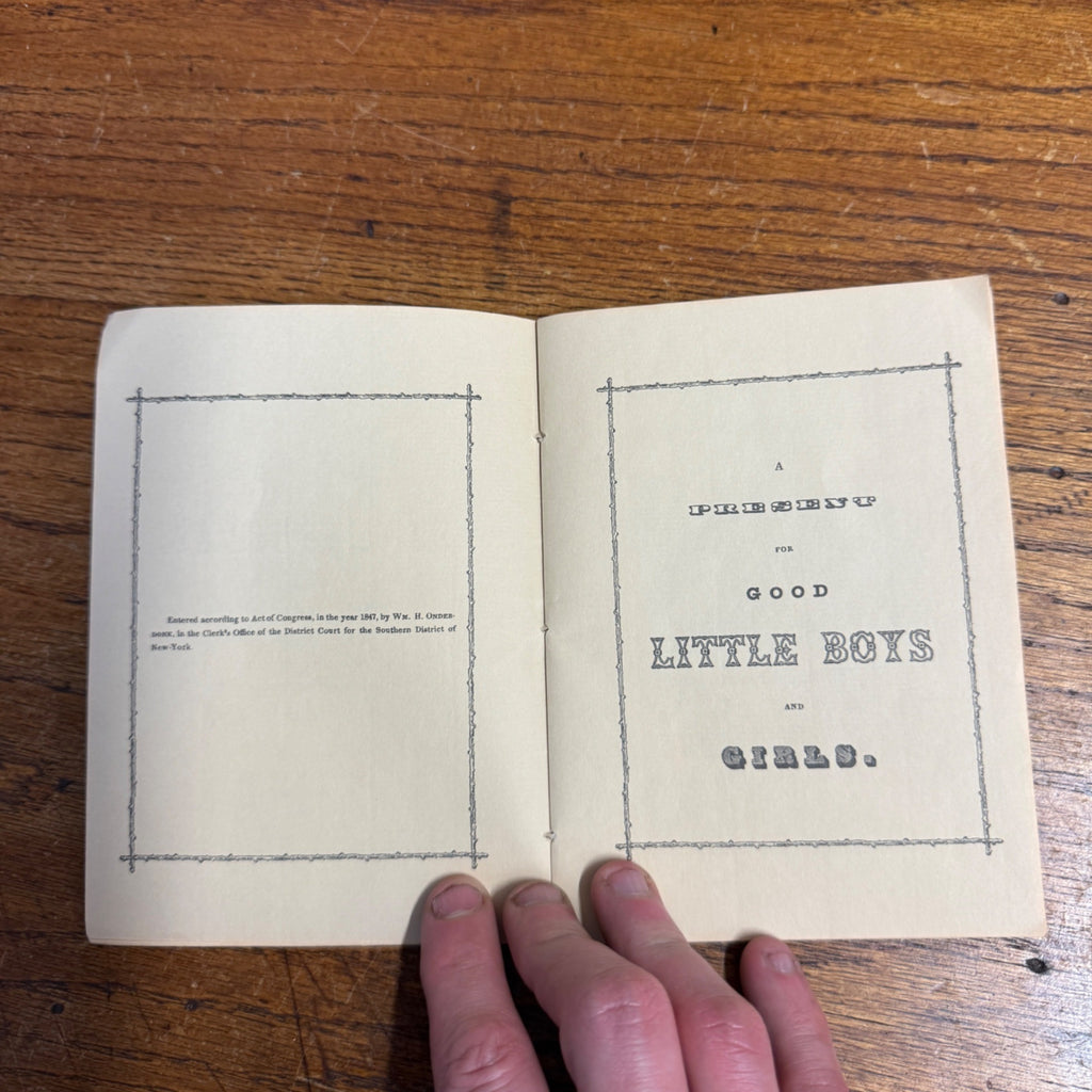 A Visit from Saint Nicholas Santa Claus Book 1849 Reproduction New York Library Christmas