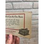 Vintage A.A. Schmidt & Sons Menominee Falls Wisconsin Victrola Advertising Card
