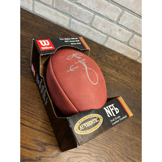 Brett Favre Signed Football Wilson Official Green Bay Packers