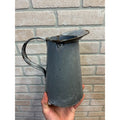 Antique Primitive Grey Graniteware Enamelware Large Measure Farmhouse Kitchen Decor