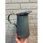 Antique Primitive Grey Graniteware Enamelware Large Measure Farmhouse Kitchen Decor