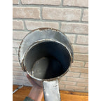 Antique Primitive Grey Graniteware Enamelware Large Measure Farmhouse Kitchen Decor