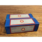 Vintage Gauze Bandage Boxes American White Cross Absorbent Cotton (2) NOS Lot