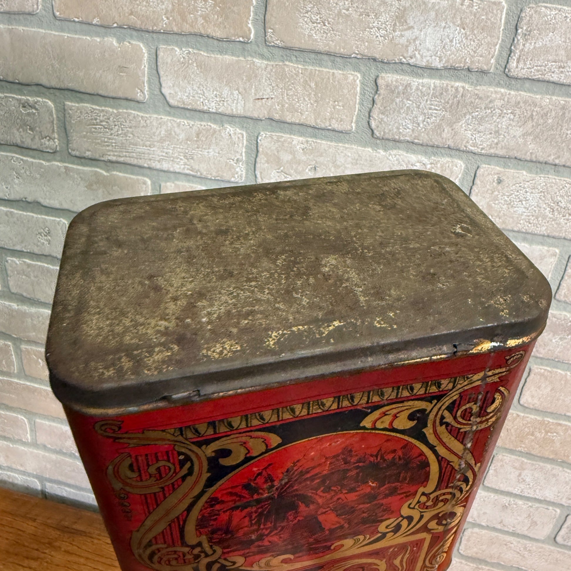 Daly Grange Teas Kitchen Advertising Tin Container Ornate London, Canada