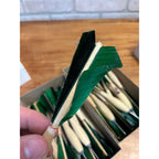 Vintage APEX No.2 Wood Tournament Darts Green Turkey Feathers