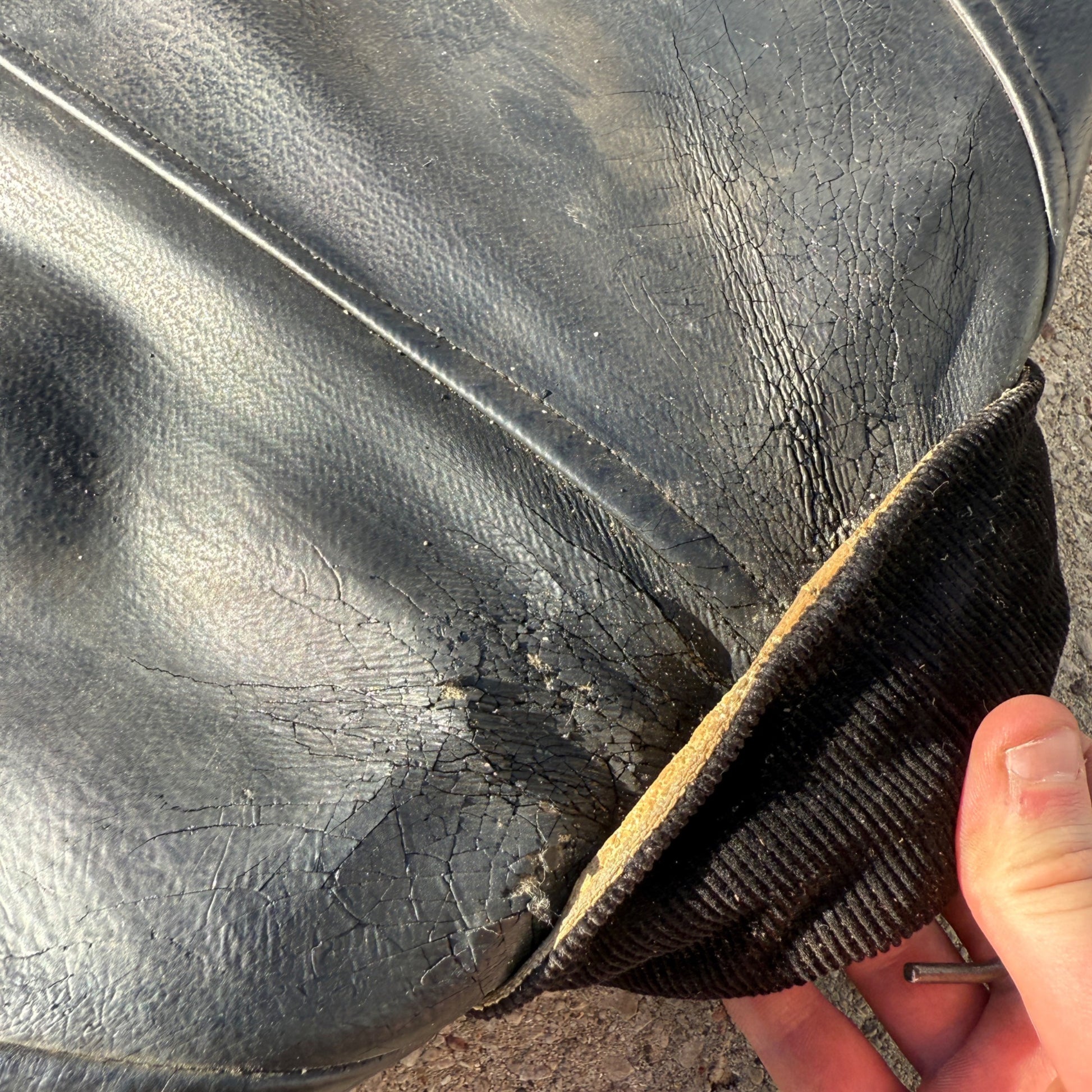 Antique Vintage Fire Police Dept Firefighter Rubber Jacket Coat Early Raincoat