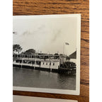 Original Snapshot Photos of Paul L. (LeFevre) Steamer Ship Oshkosh Wis Excursion