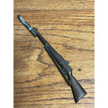 Original 1944 WWII Vintage M1 GARAND RIFLE w/ BAYONET LETTER OPENER~Bronze Metal