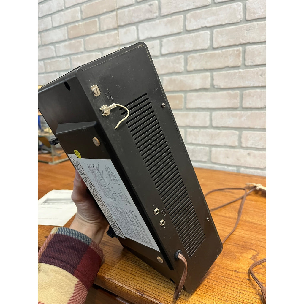 Vintage 70s Sears Com/Trek II 2 AM/FM Stereo Alarm Clock Radio Model 317 23910700