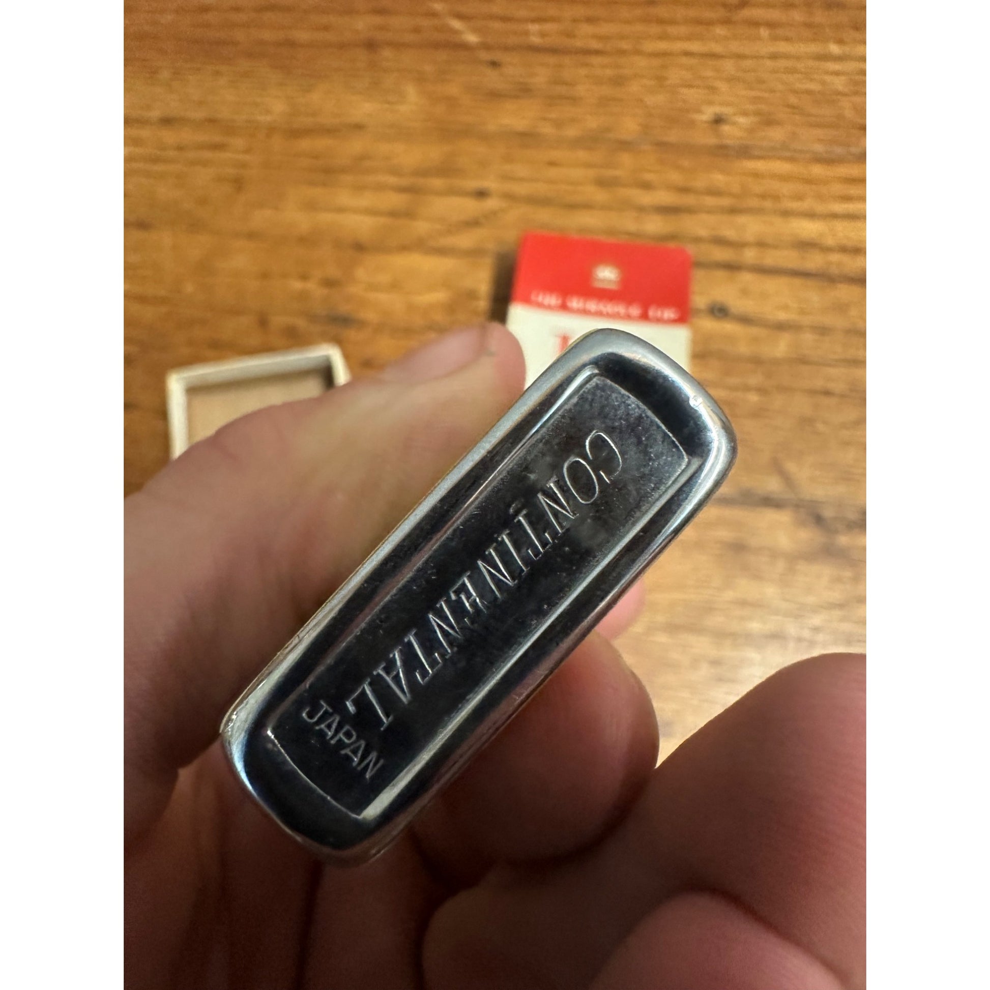 (2) Vintage Lighters Union & L&M Filters Cigarettes Advertising Continental