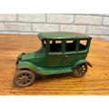 Antique Arcade Cast Iron Ford Model T Automobile 4-Door Original Green Paint Toy