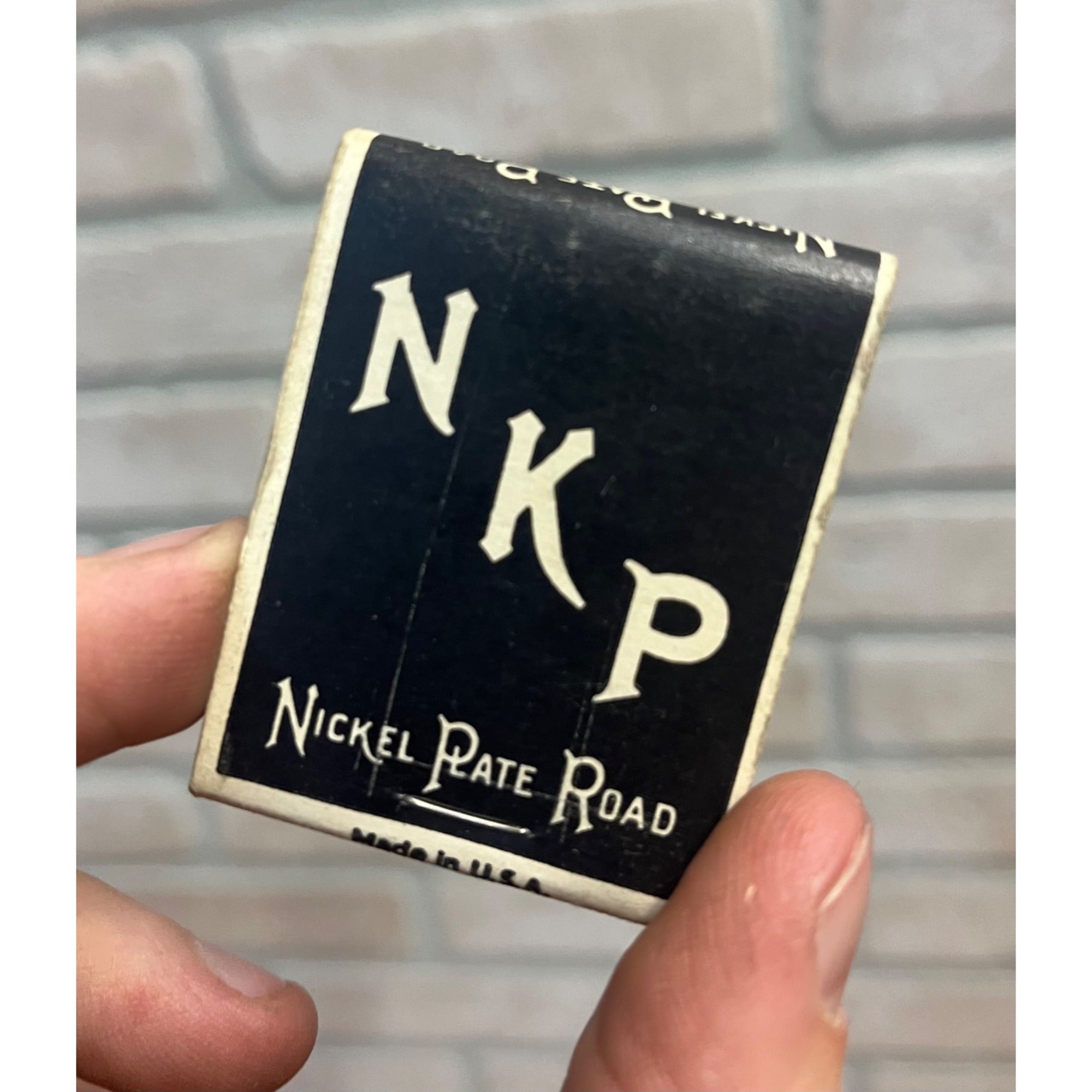 Vintage 1940s Nickel Plate Road Railway Railroad - FULL Matchbook