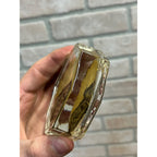 Vintage 1930s Luxembourg Real Photo Souvenir Glass Paperweight