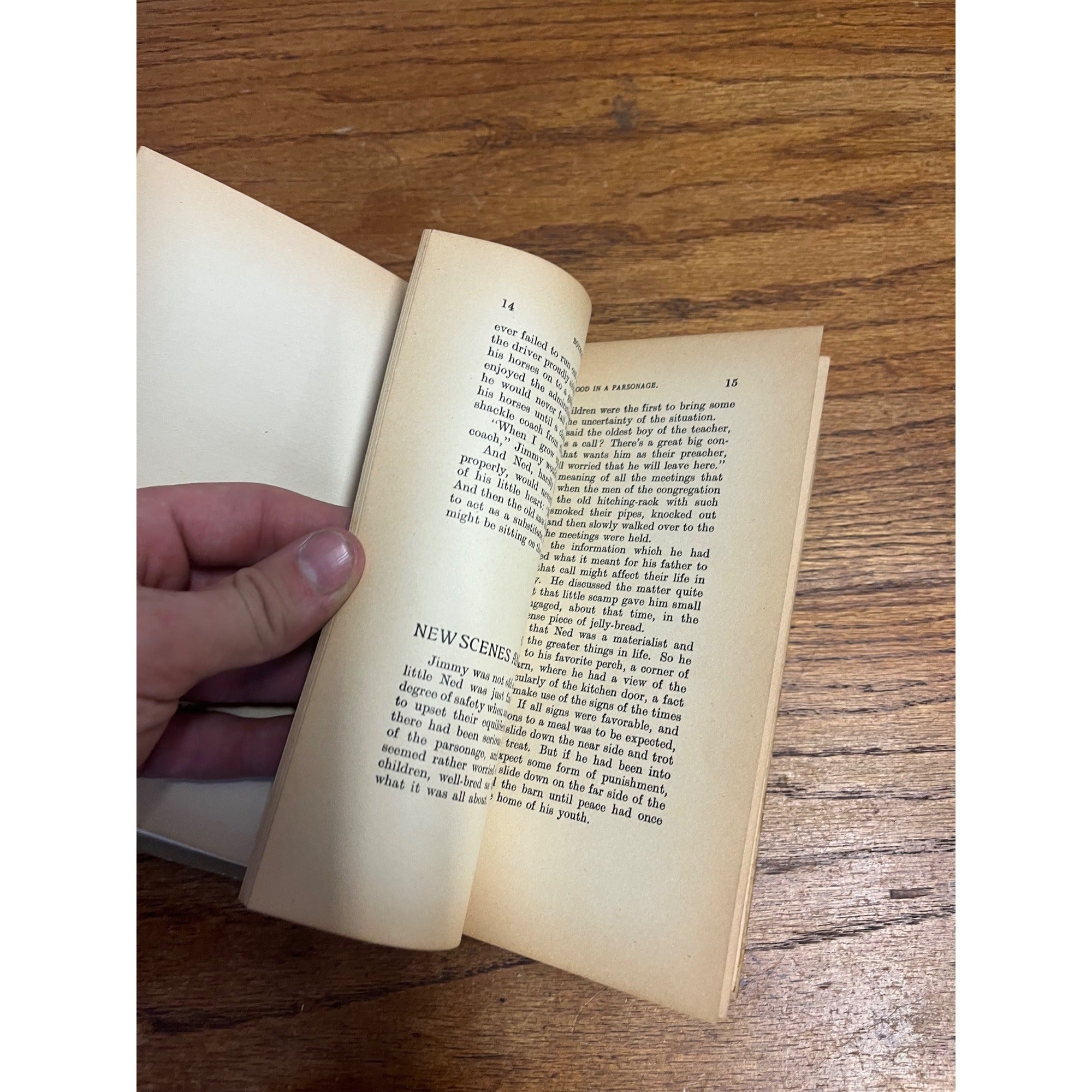 Vintage Boyhood in a Parsonage By Paul E. Kretzmann Hardcover Book Printed in Germany