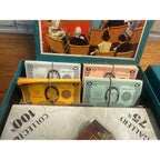 1965 Hi-Bid The Auction Game 3M Bookshelf Game Slightly Played Complete