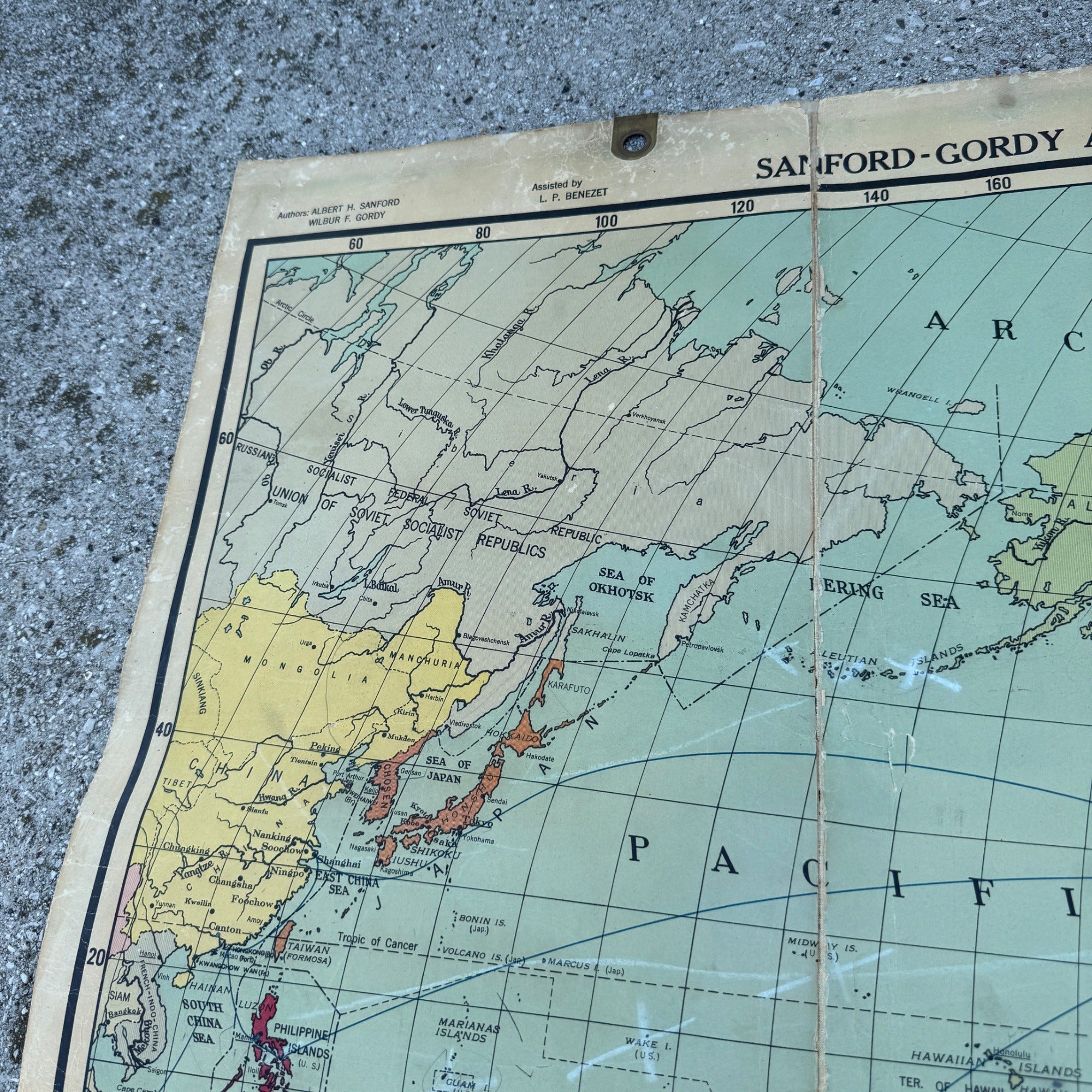 Sanford United States World Power Map Military World War Wars SG 20 School