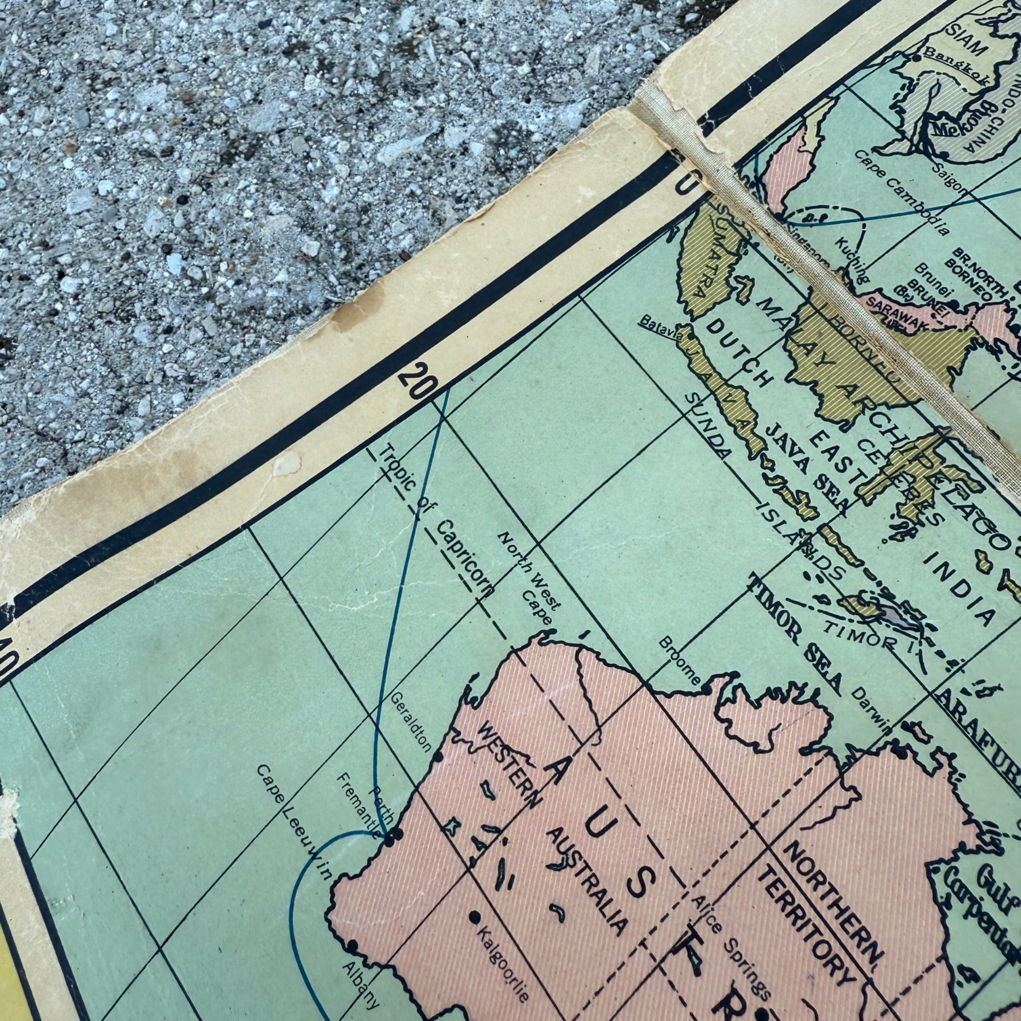 Sanford United States World Power Map Military World War Wars SG 20 School