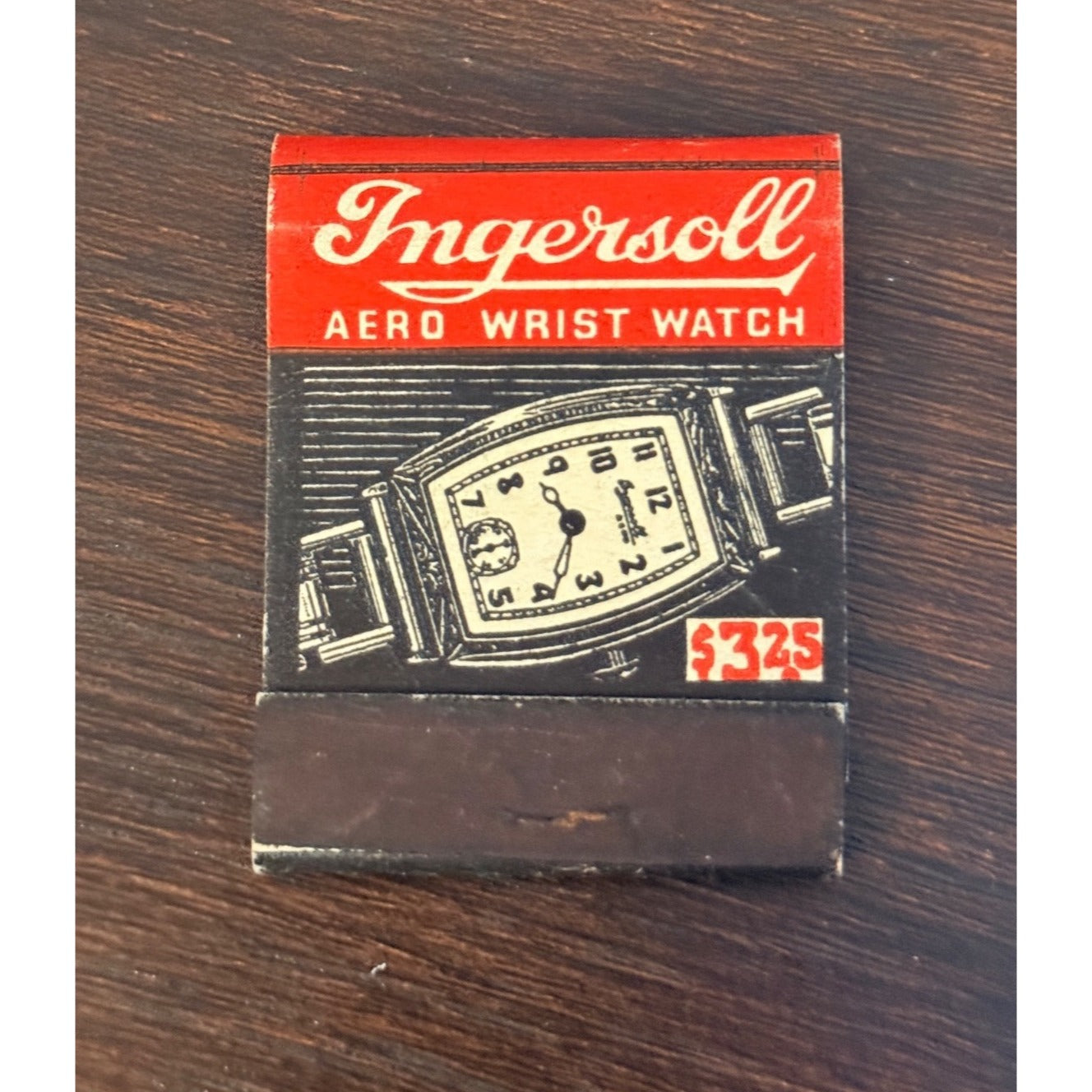 Vintage Ingersoll Watches Aero Watch Yankee UNSTRUCK Matchbook Advertising