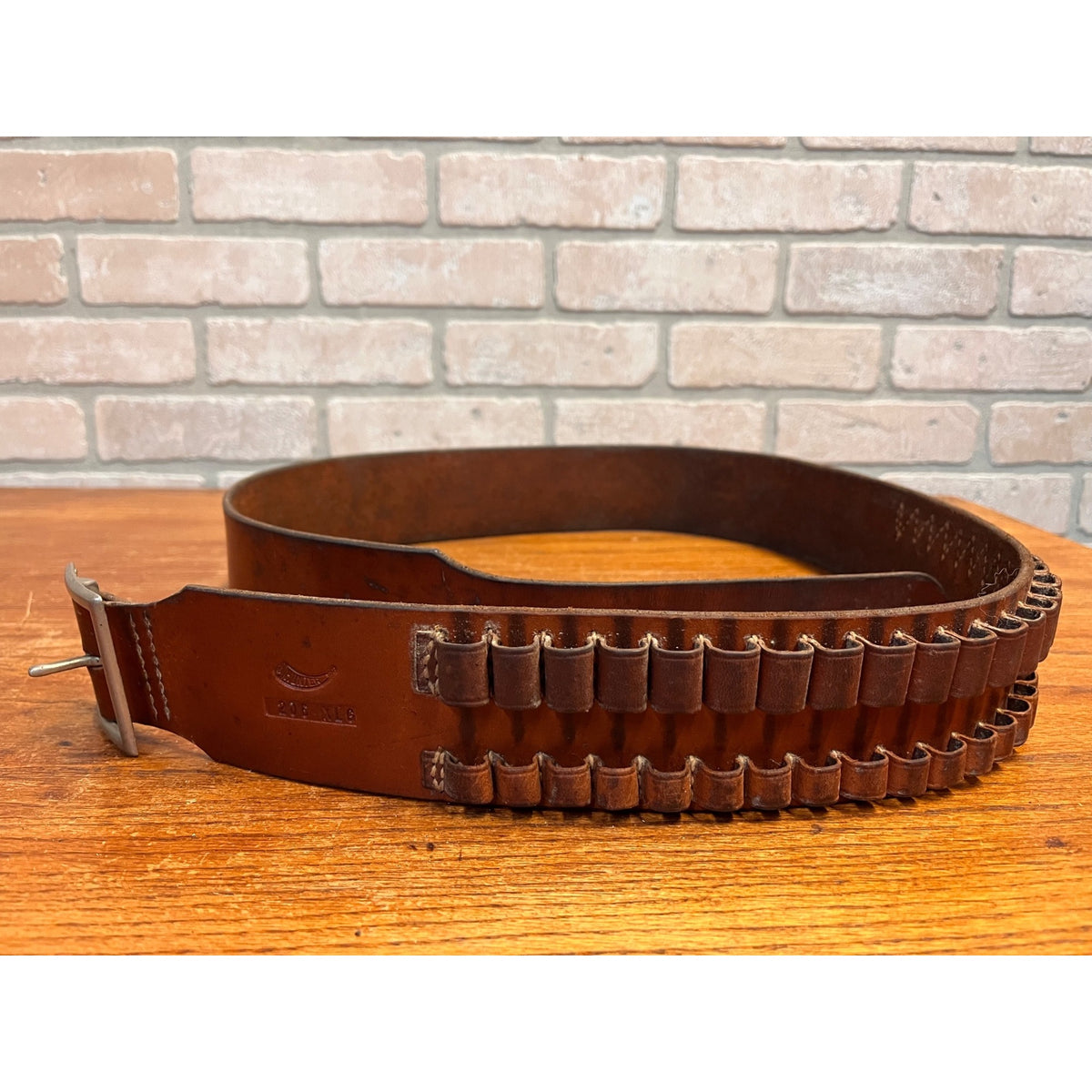 Vintage Hunter Company Brown Leather Model 206 XLG Ammunition Holster Cartridge Belt Westminster, Colorado