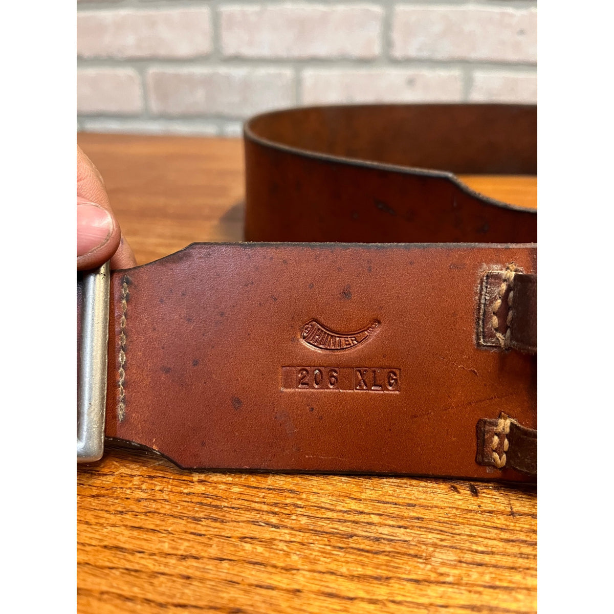 Vintage Hunter Company Brown Leather Model 206 XLG Ammunition Holster Cartridge Belt Westminster, Colorado