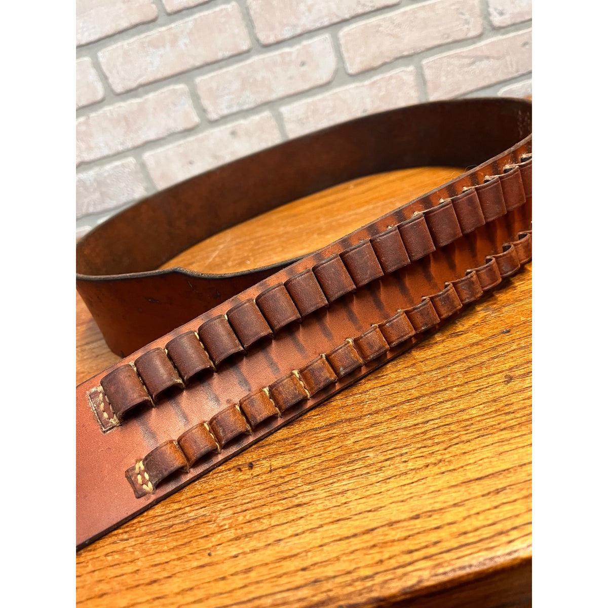 Vintage Hunter Company Brown Leather Model 206 XLG Ammunition Holster Cartridge Belt Westminster, Colorado