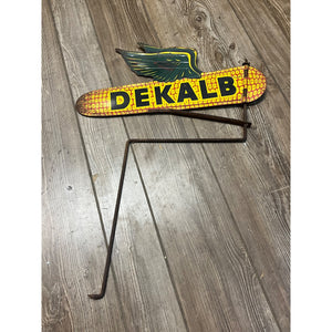 Vintage Dekalb Seed Corn Tin Metal Advertising Weathervane Sign
