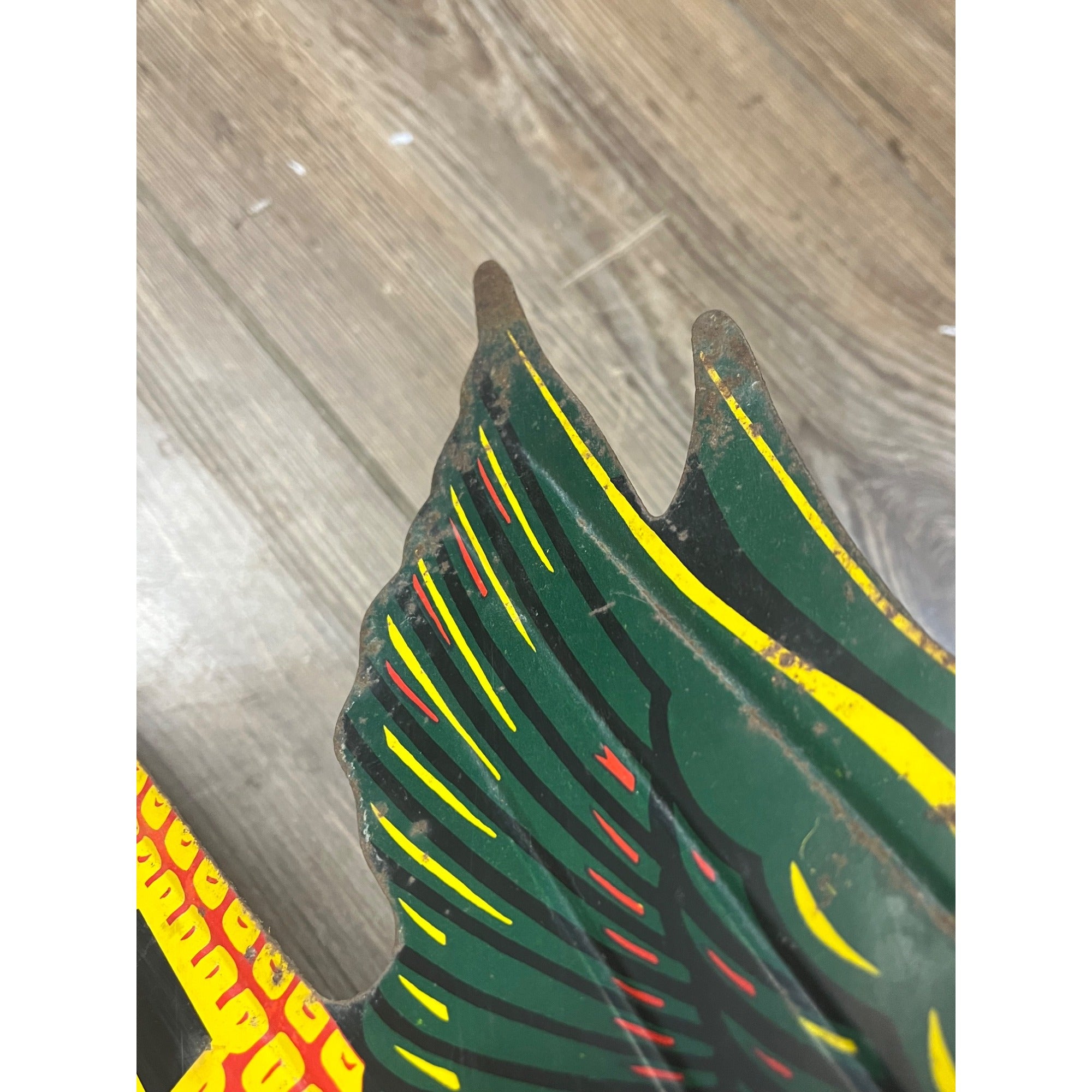 Vintage Dekalb Seed Corn Tin Metal Advertising Weathervane Sign