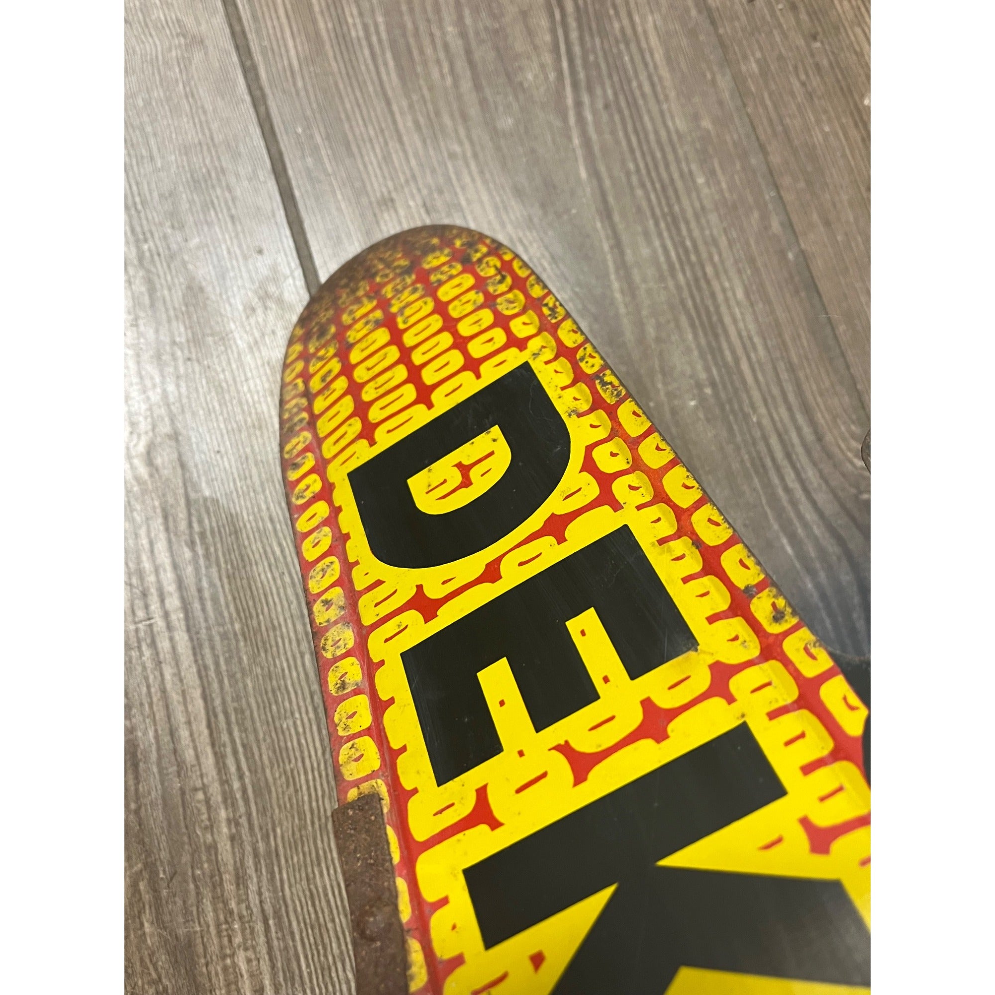 Vintage Dekalb Seed Corn Tin Metal Advertising Weathervane Sign