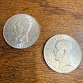 (2) 1939 Denmark 2 Kroner Silver Fine  Coins
