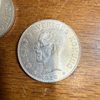 (2) 1939 Denmark 2 Kroner Silver Fine  Coins