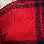 Vintage JC Higgins Woolrich Red Buffalo Plaid Wool Flannel Jacket Hunting